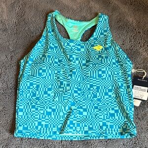 Rabbit Crusher Crop Race Tank Sz M